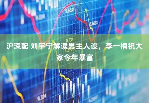 沪深配 刘宇宁解读男主人设，李一桐祝大家今年暴富