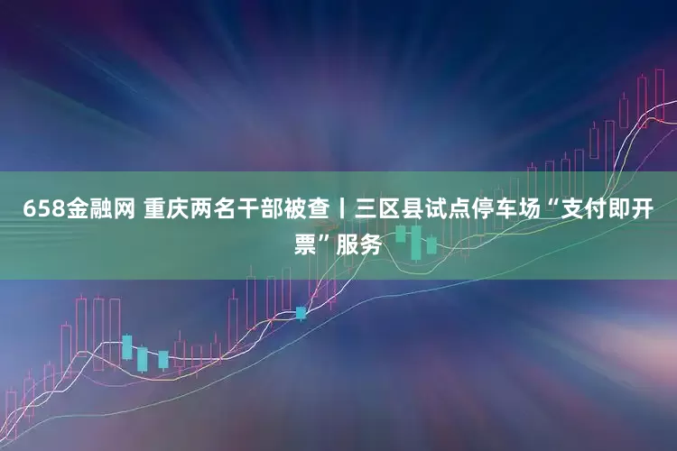 658金融网 重庆两名干部被查丨三区县试点停车场“支付即开票”服务
